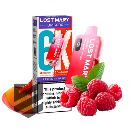 Lost Mary - BM6000 -  Rasperry Peach - Vape Kit