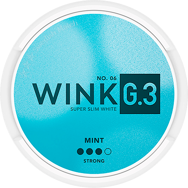 G.3 Wink Mint Strong Super Slim White