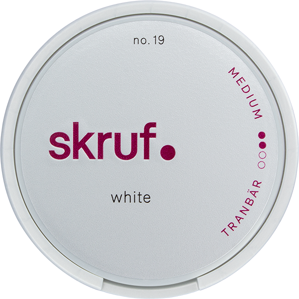 Skruf No. 19 Tranbär Medium White