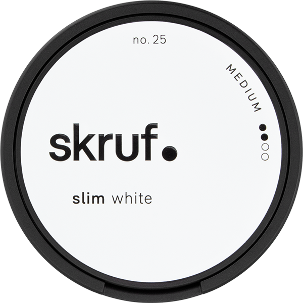 Skruf No. 25 Medium Slim White