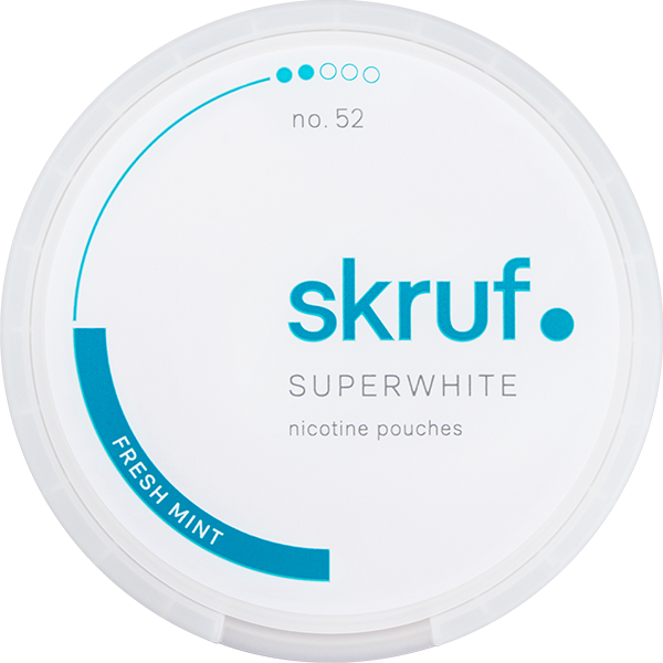 Skruf Superwhite No. 52 Fresh Mint Medium Slim