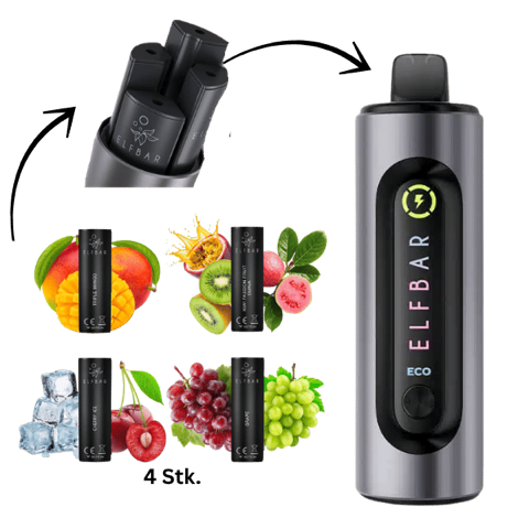 Elfbar 4 in 1 Starter Kit inkl. 4 Pods - Fruit Edition