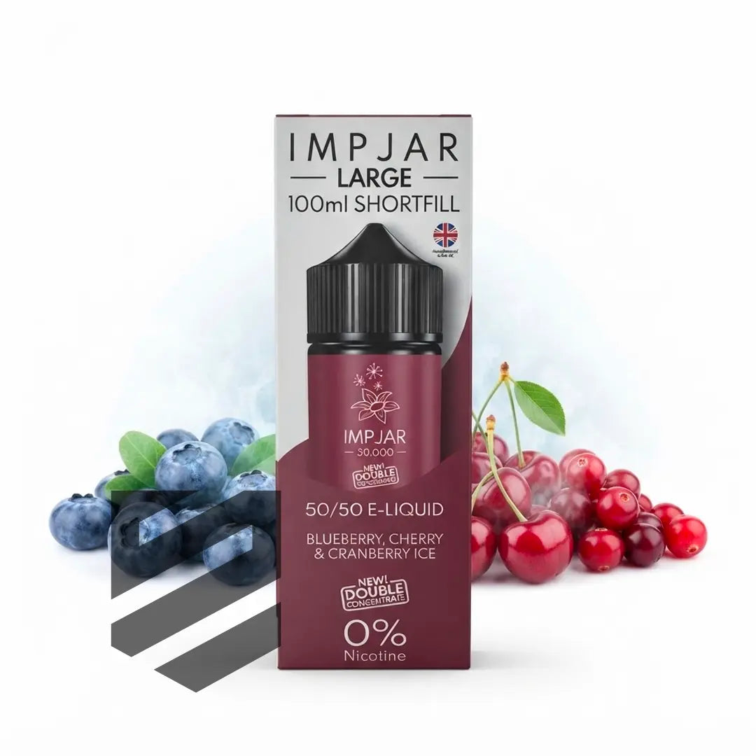 IMP JAR Large - Shortfill Doubleconcentrate- Blueberry Cherry & Cranberry 100ml 0mg