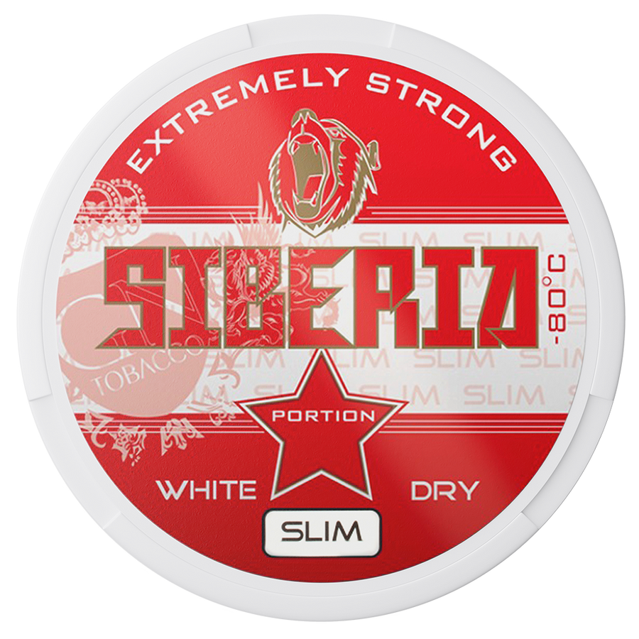 Snus SIBERIA White Dry Slim