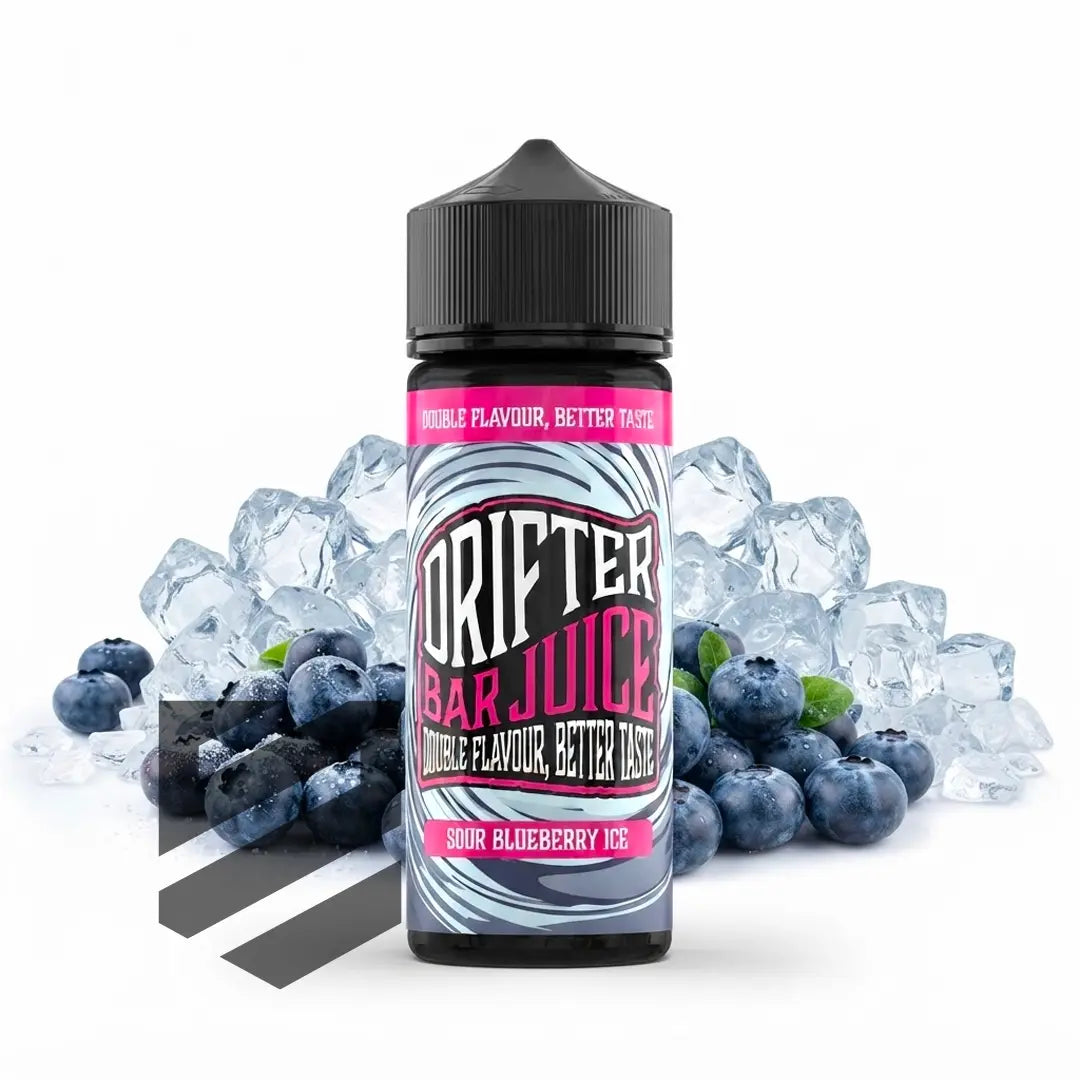 Drifter Bar Juice - Sour Blueberry Ice 0mg 100ml Shortfill