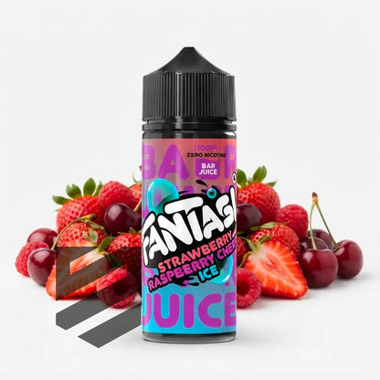 Fantasi Bar Juice - Strawberry Raspberry Cherry Ice 0mg 100ml Shortfill