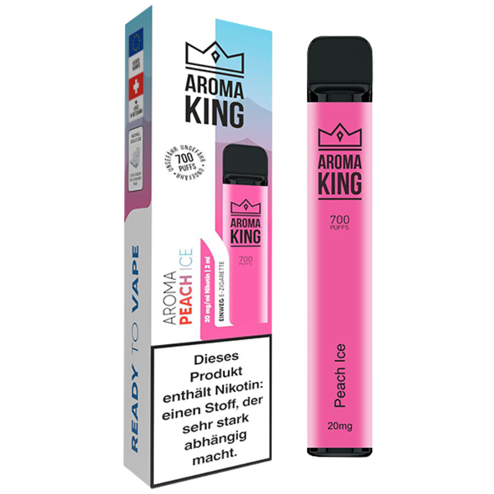 Aroma King - Bar 700 - Peach Ice - 20mg