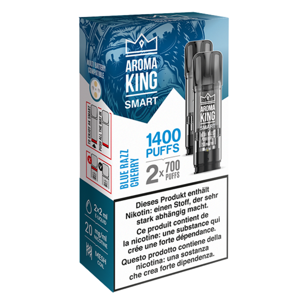 Aroma King - Smart - Blue Razz Cherry - 20mg 2er-Pack