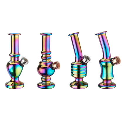 Champ High - Mini Rainbow Glass Bong - 12.5cm