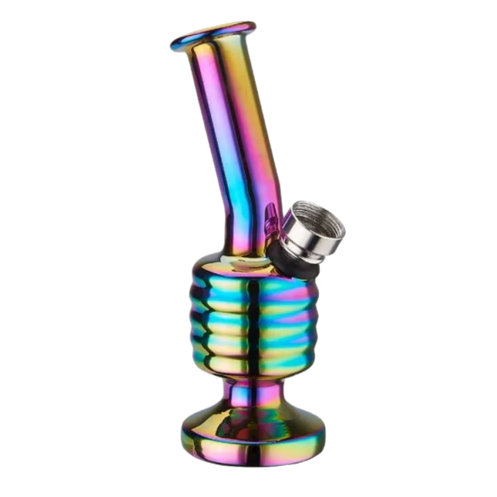 Champ High - Mini Rainbow Glass Bong - 12.5cm