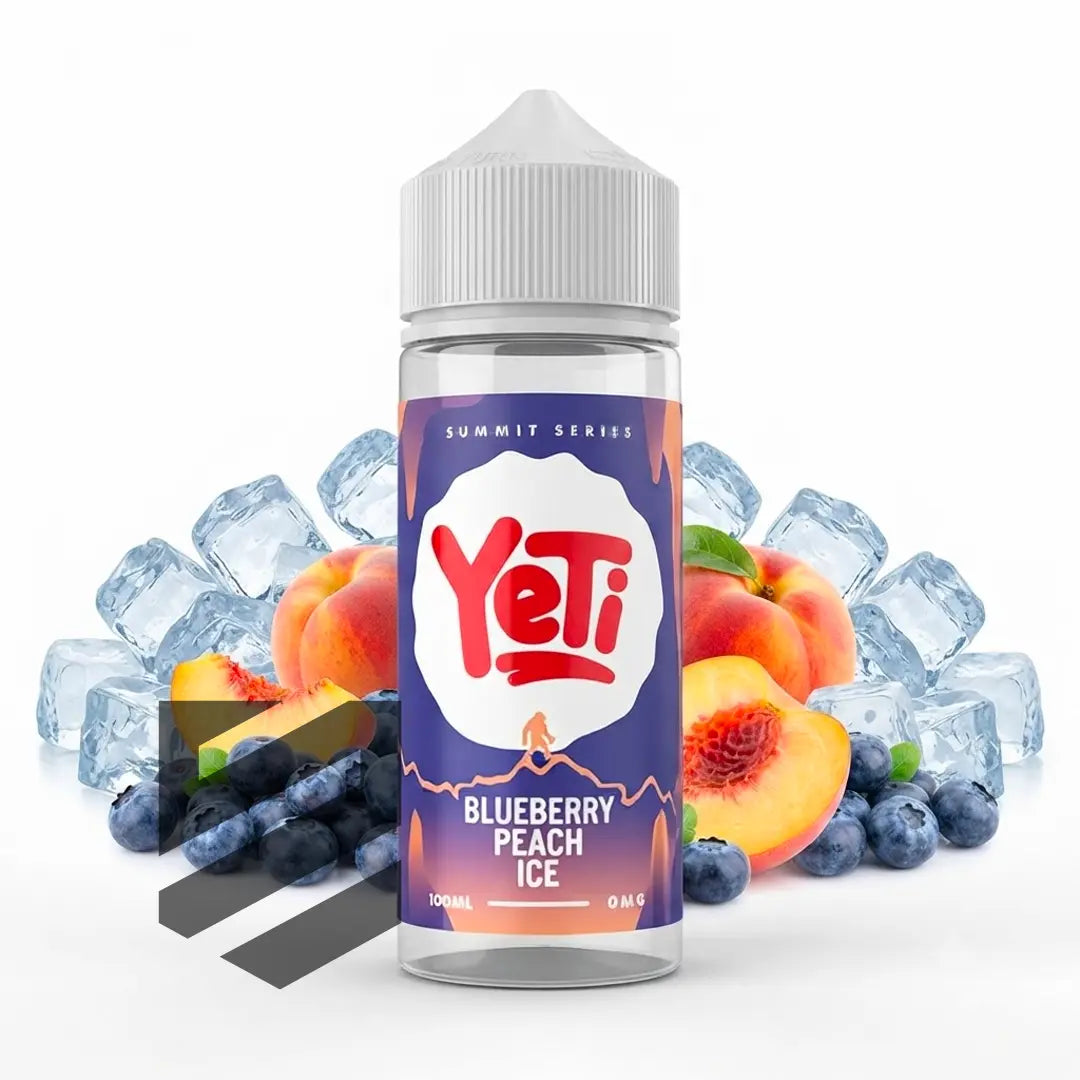 Yeti - E-Liquid Shortfill - Summit Series - Blueberry Peach Ice 0mg 100ml