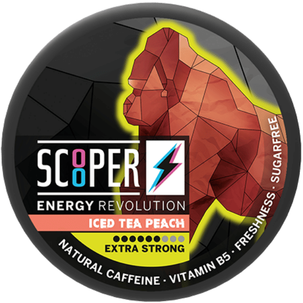 Scooper Energy Iced Tea Peach Extra Strong