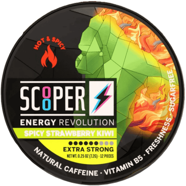 Scooper Energy Spicy Strawberry Kiwi Extra Strong
