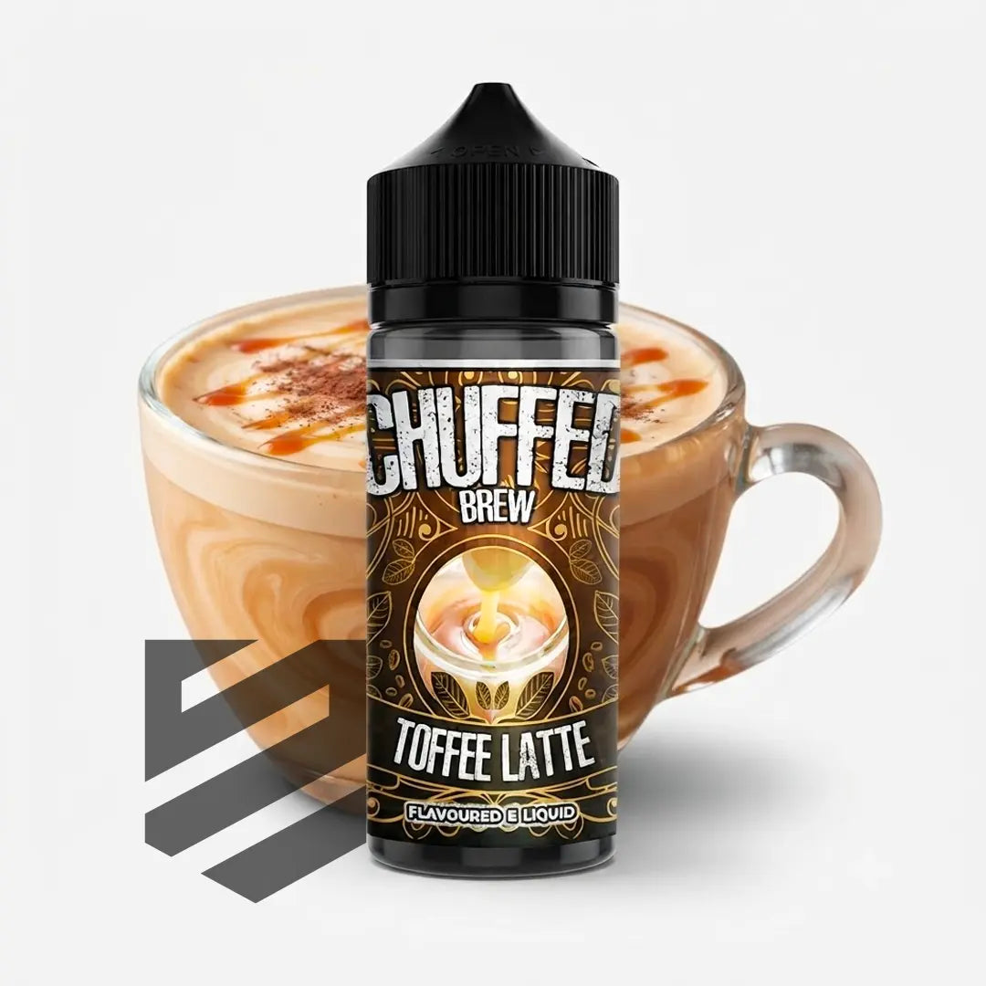 Chuffed - Brew - Shortfill E-Liquid - Toffee Latte 0mg 100ml
