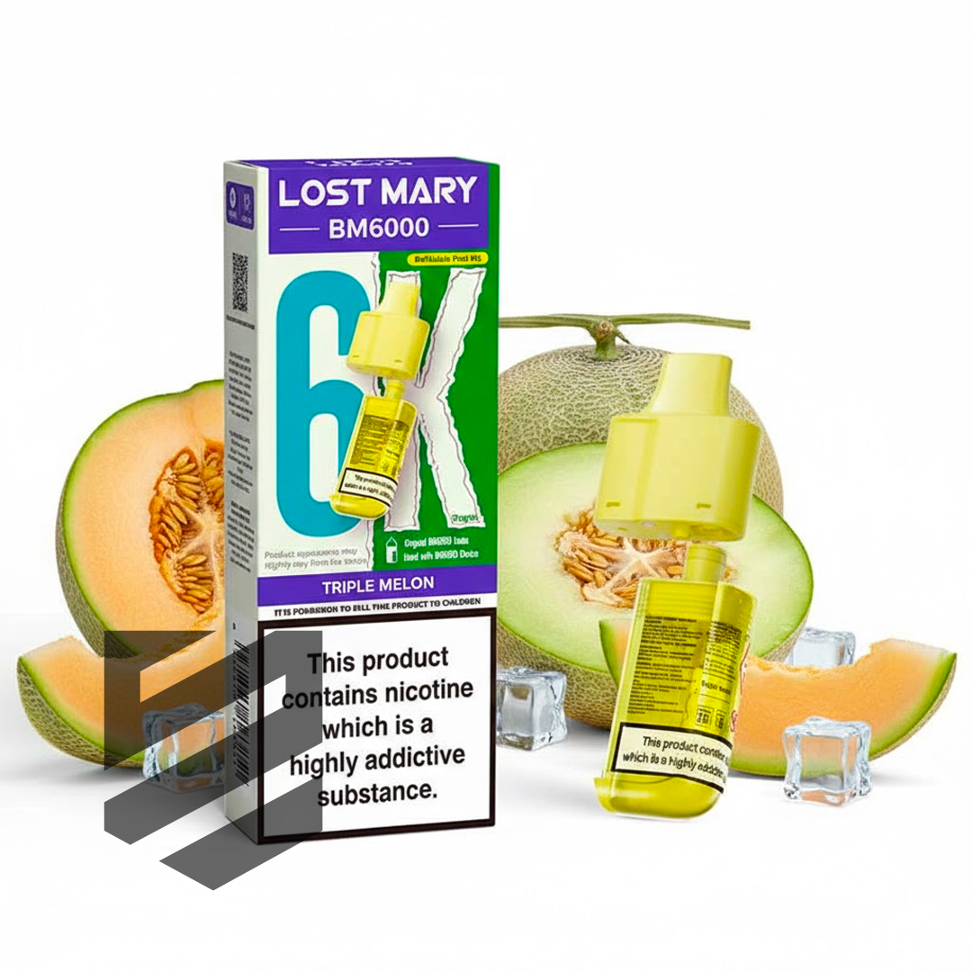 Lost Mary BM6000 Pods Triple Melon 20mg/ml kaufen Snustrend - Snus, Vapes & Schnupf Lost Mary BM6000 Pods Triple Melon 20mg/ml kaufen Snustrend - Snus, Vapes & Schnupf