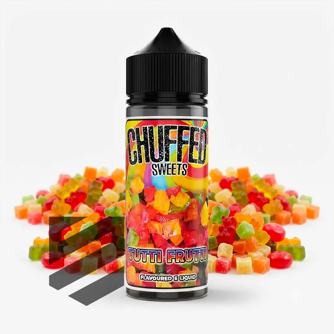 Chuffed - Sweets - Shortfill E-Liquid - Tutti Frutti 0mg 100ml