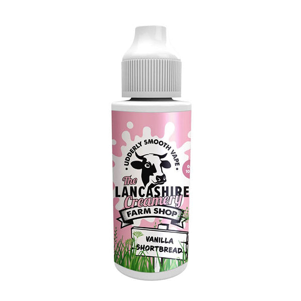 The Lancashire Creamery - Vanilla Shortbread 0mg 100ml Shortfill