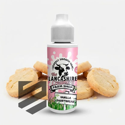 The Lancashire Creamery - Vanilla Shortbread 0mg 100ml Shortfill
