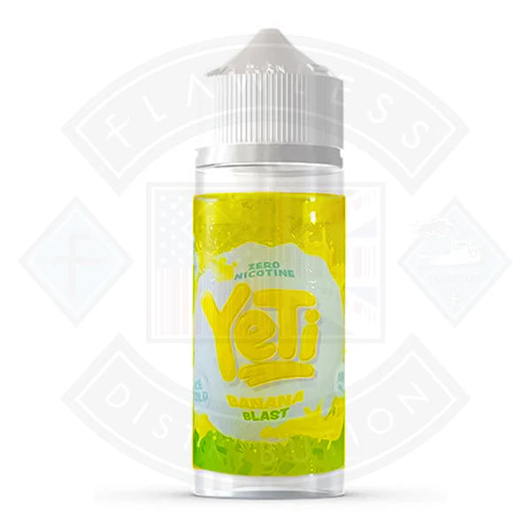 Yeti Ice Cold Banana Blast – 0 mg – 100 ml Shortfill E-Liquid