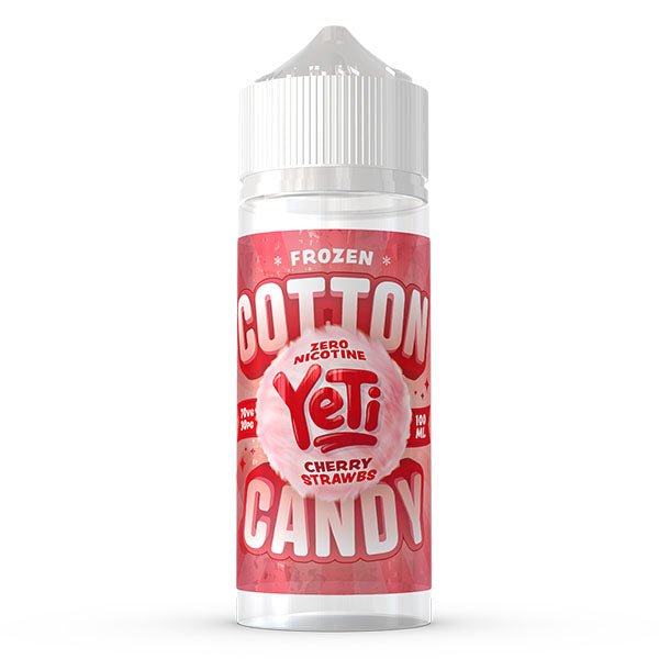 Yeti Cotton Candy Frozen Cherry Strawbs – 0 mg – 100 ml Shortfill E-Liquid