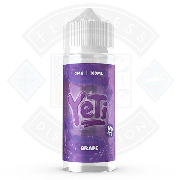 Yeti Defrosted – Grape (No Ice) – 0 mg – 100 ml Shortfill E-Liquid
