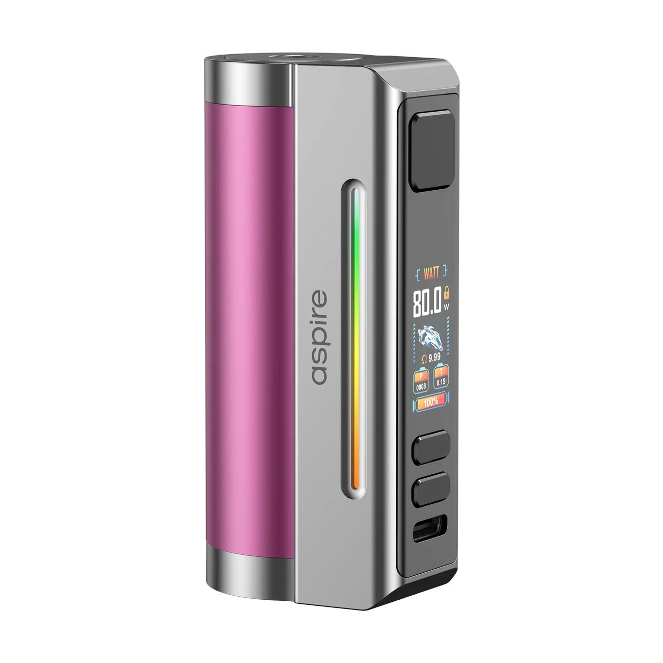 Aspire - Zelos M80 Akkuträger - Pink Silver