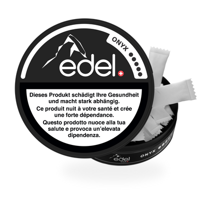 edel Onyx AW All White Nikotinbeutel mit scharfem Eukalyptus Geschmack online kaufen bei Snustrend