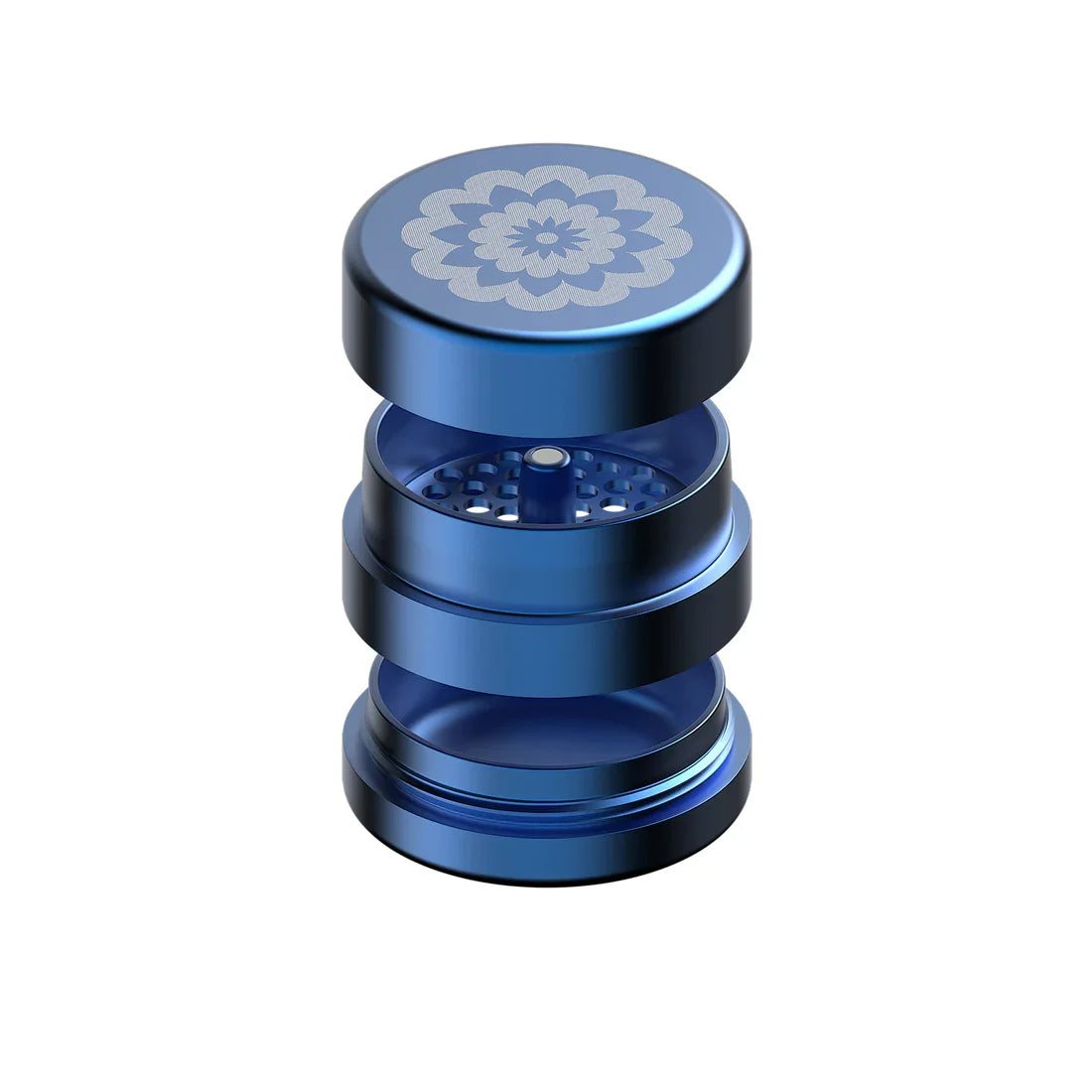 Flower Mill - Next-Gen Standard 2.5" - 64mm - 3 Layers - Blue
