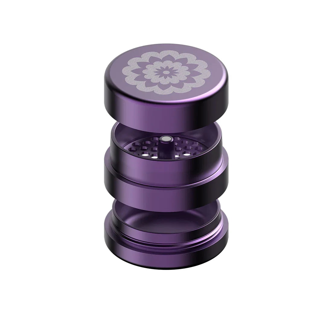 Flower Mill - Next-Gen Standard 2.5" - 64mm - 3 Layers - Purple