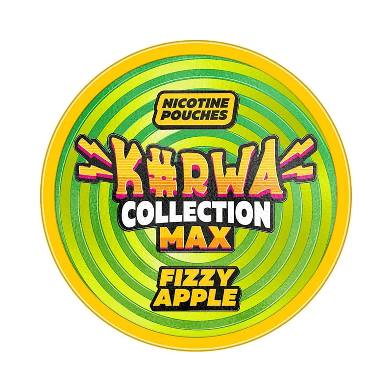KURWA Max Fizzy Apple – 43mg Extra Strong