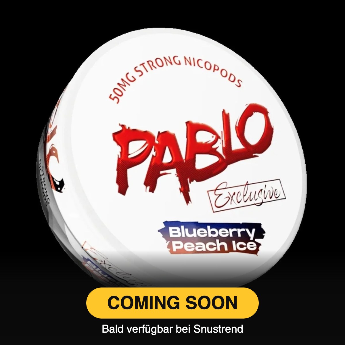 Pablo - Exclusive Blueberry Peach Ice – Nicotine Pouches bei Snustrend