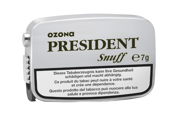 Ozona President Snuff 7g Schnupftabak Dose