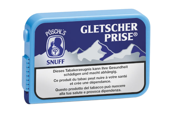 Pöschl Gletscherprise Menthol Snuff 10g Schnupftabak Dose