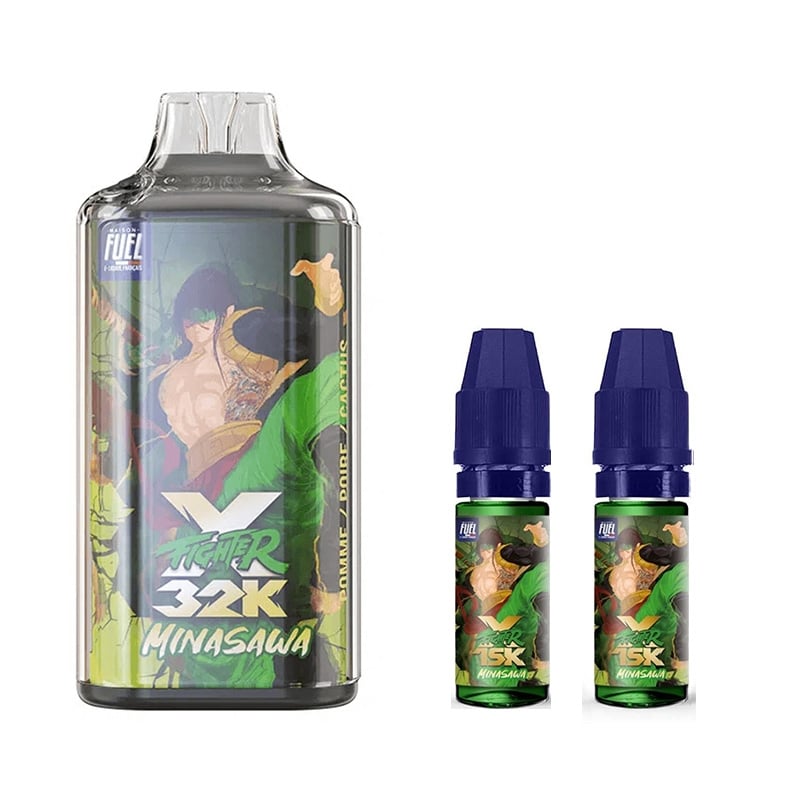 X Fighter 32K Minasawa Aspire x Fighter Fuel 20mg