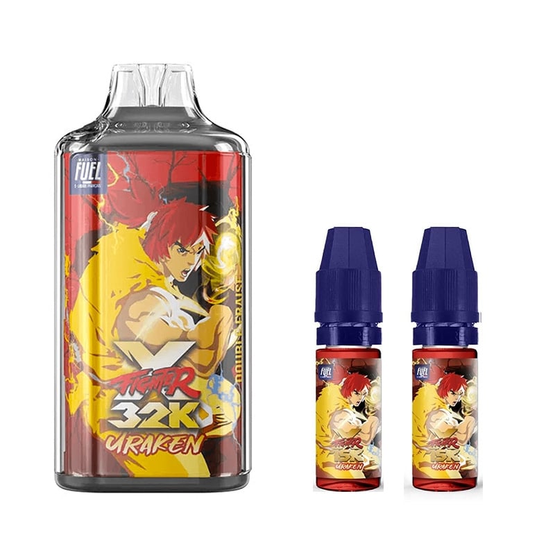 X Fighter 32K Uraken Aspire x Fighter Fuel 20mg