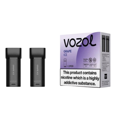 VOZOL SWITCH 600 2er Pod - Grape Ice 20mg