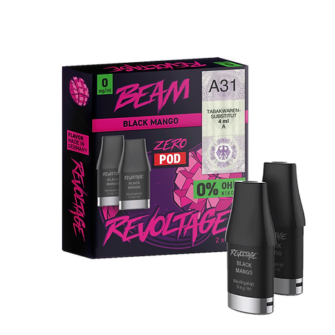 REVOLTAGE Beam Pod Black Mango (nicotine-free)