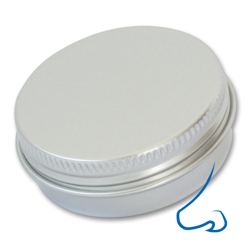 Snuff aluminum tin with screw cap 10g