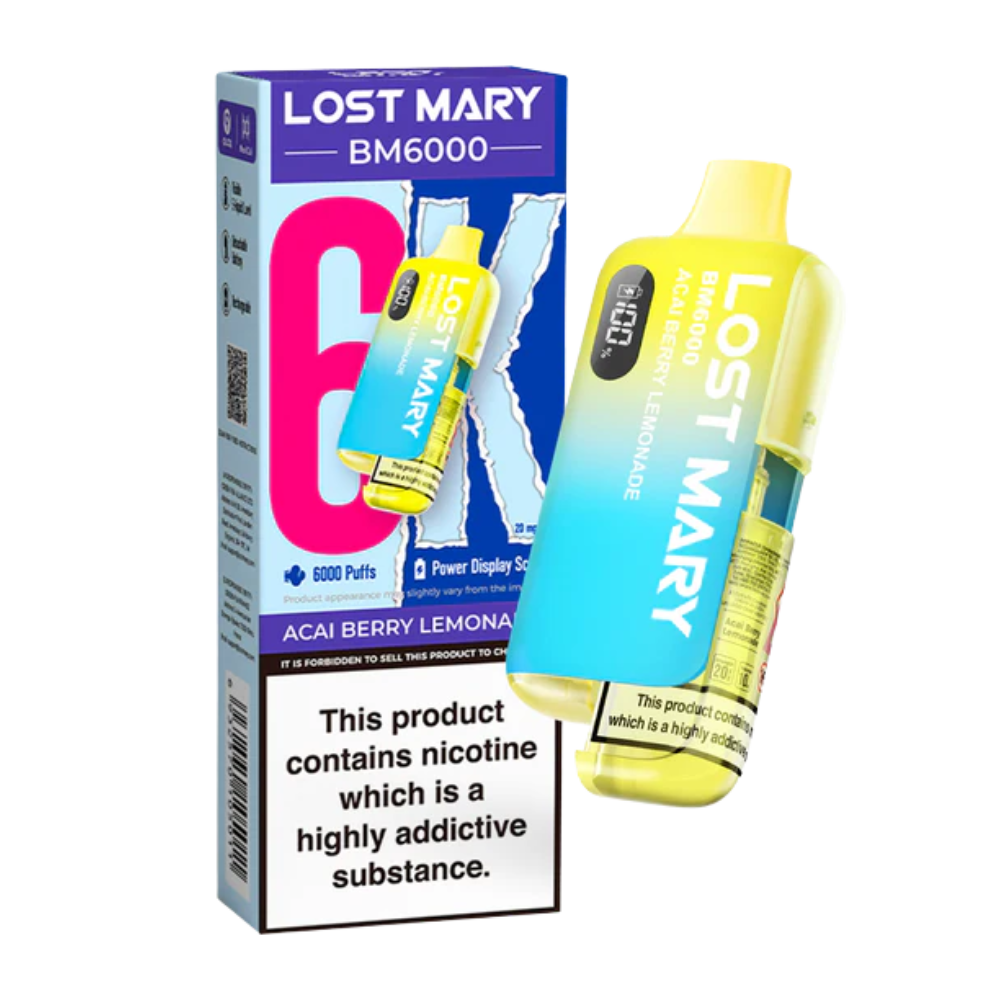 LOST MARY BM6000 Acai Berry Lemonade- Vape Kit