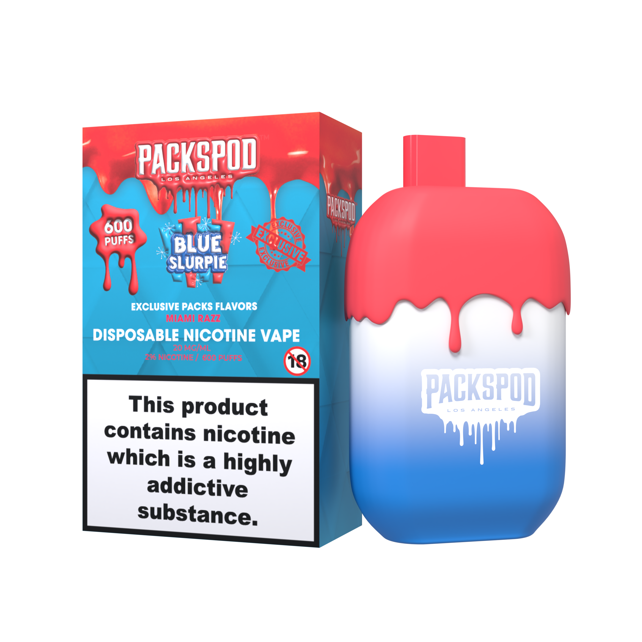 PACKSPOD Blue Slurpie