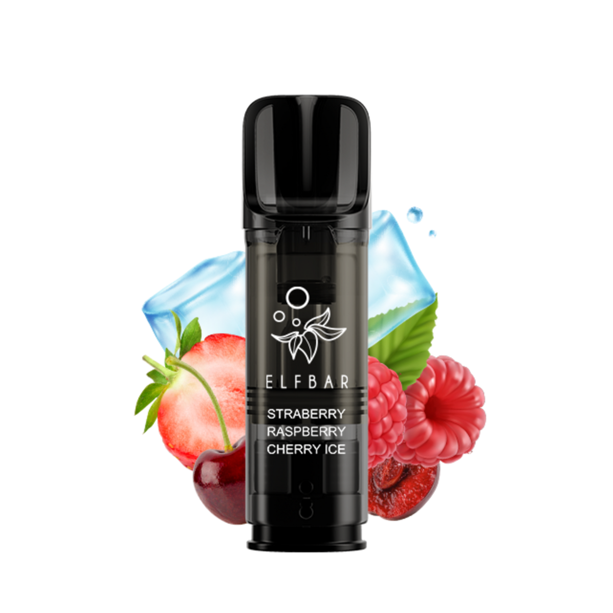 ELFBAR Elfa Pro Strawberry Raspberry Cherry Ice (paquet de 2)