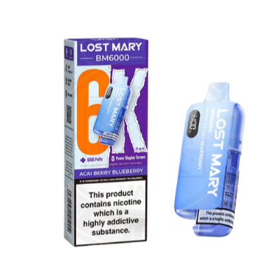 LOST MARY BM6000 Açaï Berry Kit de vapotage à la myrtille