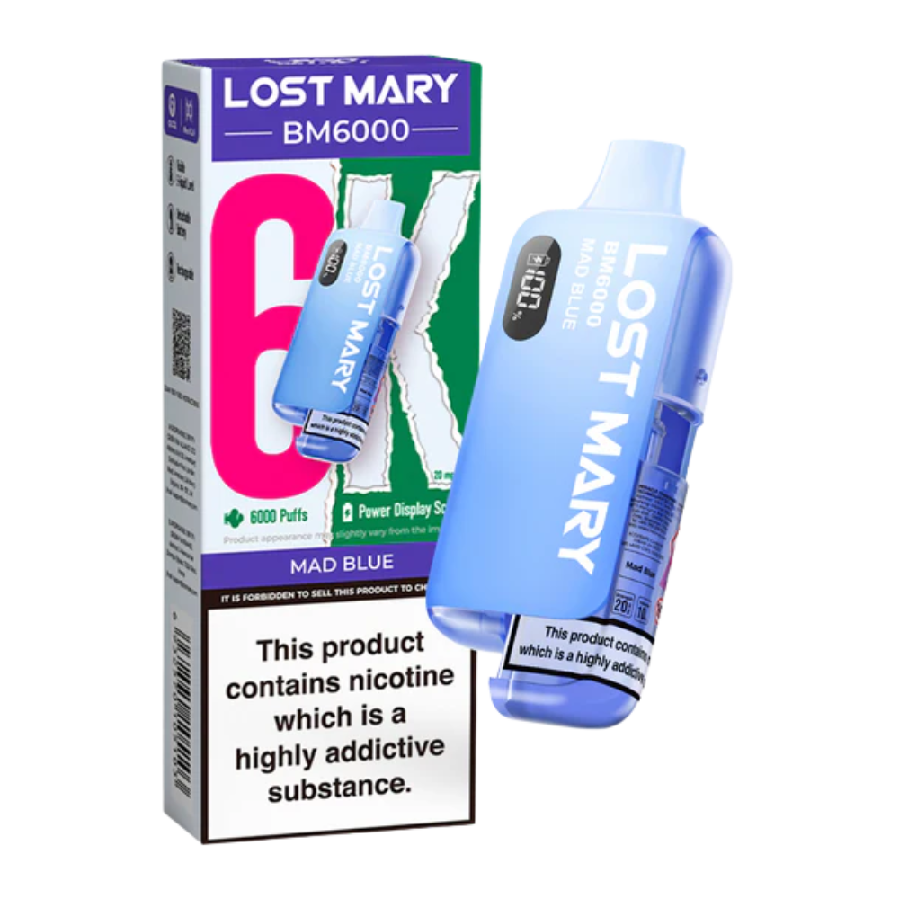 LOST MARY Kit de vapotage Mad Blue BM6000