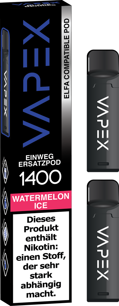 VapeX Watermelon Ghiaccio confezione da 2