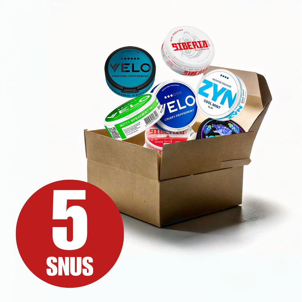 5 x Snus miscela di tendenze primaverili