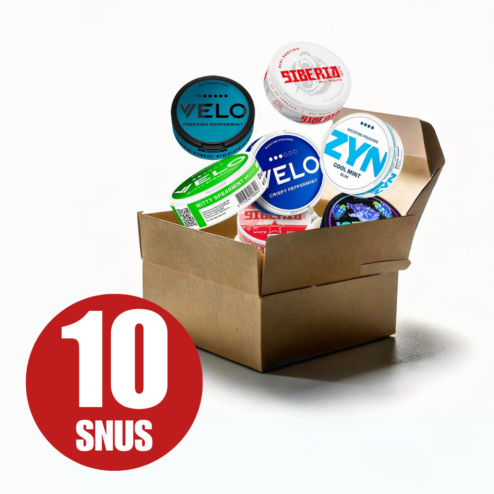 10 x Snus Mix di tendenze primaverili