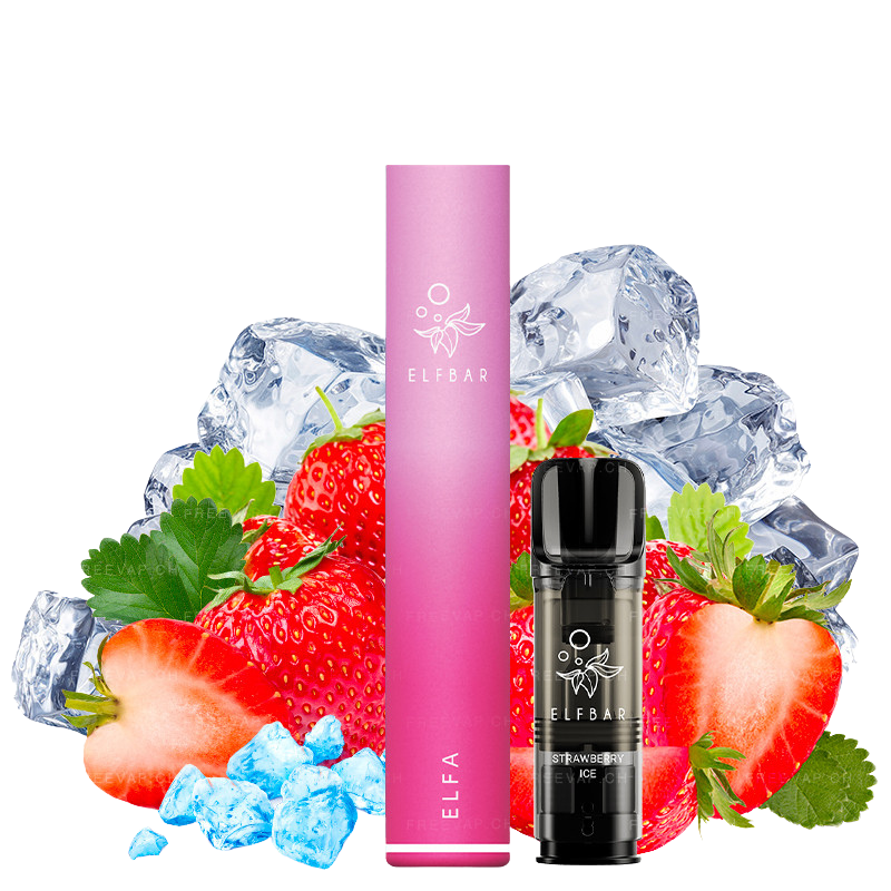 ELFBAR Elfa Pro  Strawberry Starter Set Ghiaccio