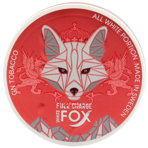 Snus WHITE FOX Carica completa All White